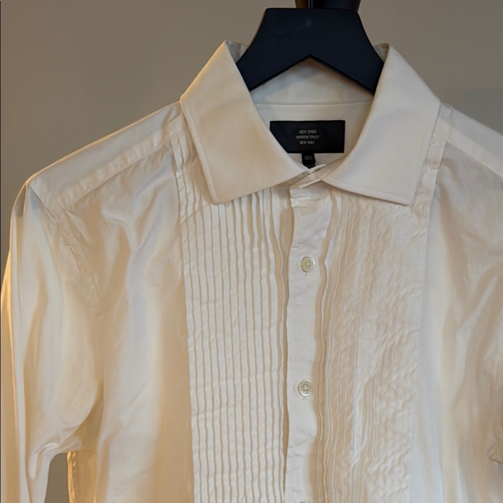 Jack Spade White mens tuxedo shirt